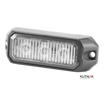 LED VÝSTRAŽNÉ SVĚTLO ORANŽOVÉ, 9-33V + 0,3 m KABEL