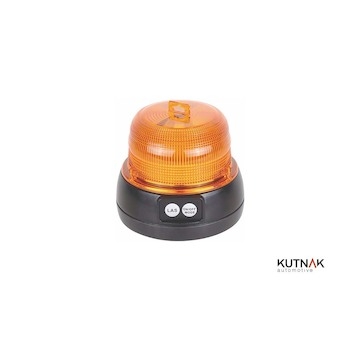 LED VÝSTRAŽNÝ MAJÁK, MAGNETICKÝ, BATERIOVÝ, 9-33V