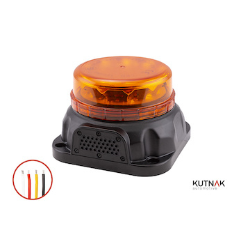 LED VÝSTRAŽNÝ MAJÁK SE ZVUKOVOU SIGNALIZACÍ, 12-24V