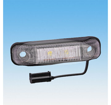 LED ZADNÍ POZIČNÍ SVÍTILNA ČERVENÁ + 4 m KABEL P&R