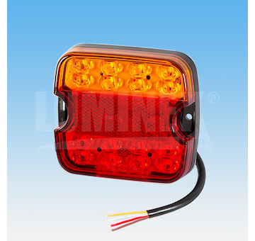 LED ZADNÍ SKUPINOVÁ SVÍTILNA, 9-33V + 0,5 M KABEL