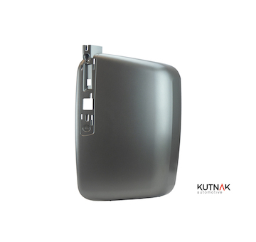 LEVÝ PLASTOVÝ KRYT HLAVNÍHO ZRCADLA - ŠEDÝ