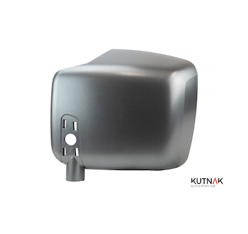 LEVÝ PLASTOVÝ KRYT ÚHLOVÉHO ZRCADLA - ŠEDÝ