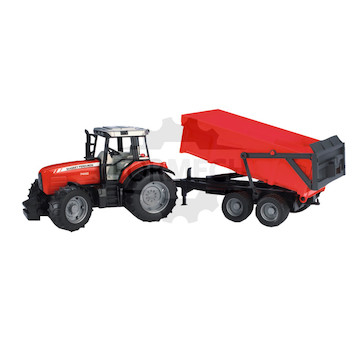 Massey Ferguson 7480 Se sklápěcím přívěsem