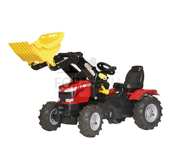 Massey Ferguson 8650 S nakladačem a pneumatikami plněnými vzduchem