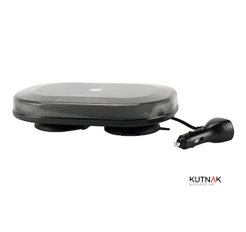 MINI LED RAMPA TMAVÁ, MAGNETICKÁ, 248 MM, 12-24V, ORANŽOVÁ