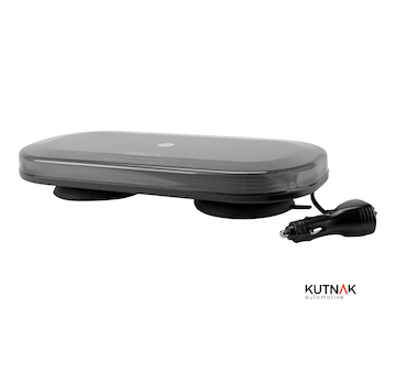 MINI LED RAMPA TMAVÁ, MAGNETICKÁ, 363 MM, 12-24V, ORANŽOVÁ