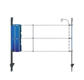 Modrá elektrická síť proti divokým prasatům, výška 63 cm, délka 50 m