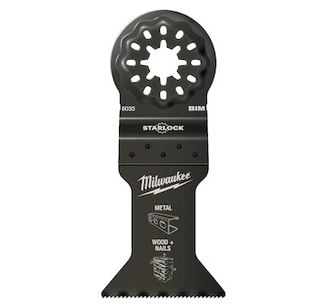 Multi-tool accessories -Starlock multi-material blades Wood & Nails Bi-Metal 65mm Plunge Blade -50pc