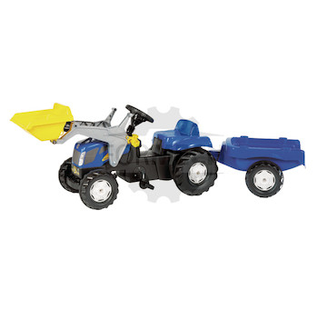 New Holland T 7550 Nakladač s přívěsem