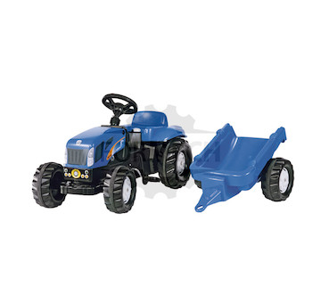 New Holland T 7550 S přívěsem