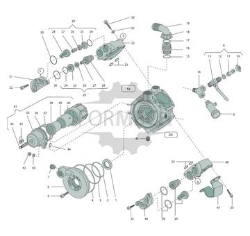 Oboustranné šroubení