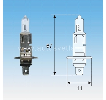 ORIGINÁLNÍ XENONOVÁ ŽÁROVKA H1 12V 55W MAGNETI MARELLI