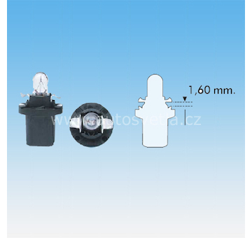 ORIGINÁLNÍ ŽÁROVKA PB5 1,2W 24V MAGNETI MARELLI