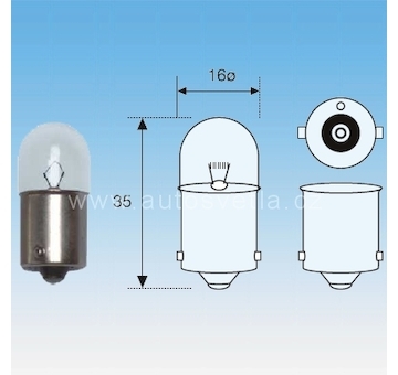 ORIGINÁLNÍ ŽÁROVKA R10W 24V HD MAGNETI MARELLI