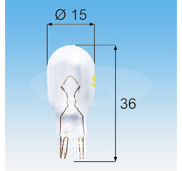ORIGINÁLNÍ ŽÁROVKA T15 16W 12V MAGNETI MARELLI