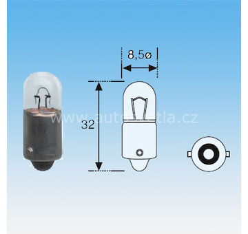 ORIGINÁLNÍ ŽÁROVKA T3W 12V MAGNETI MARELLI
