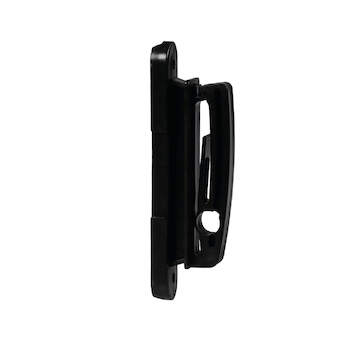 Plochý izolátor s klipem pro ohradníkovou pásku do 60 mm nebo lano, na vruty - 10 ks