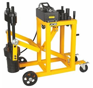 Pneumohydraulický mobilní lis na čepy 75t