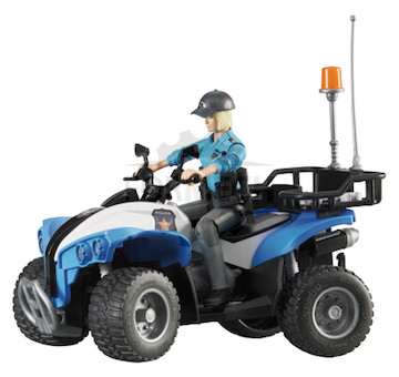 Policejní Quad S policistou a vybavením
