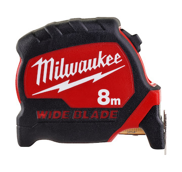 MILWAUKEE Měřící pásmo široké Premium 8m