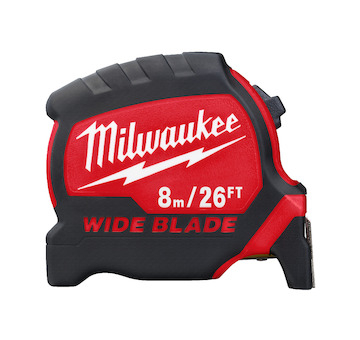 MILWAUKEE Měřící pásmo široké Premium 8m
