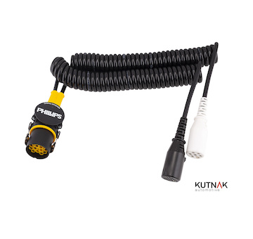PROPOJOVACÍ KABEL, 1x 15-PÓLOVÝ + 2x 7-PÓLOVÝ, 4,5 m – EURO 6