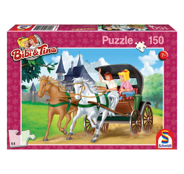 Puzzle, Bibi & Tina Kutschfahrt, 150 Teile 