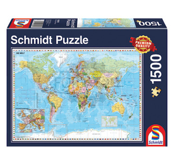 Puzzle, Die Welt, 1500 Teile 