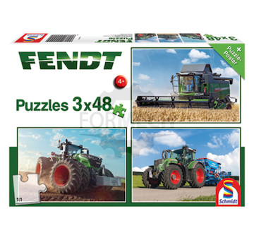 Puzzle, Fendt 1050 Vario / 724 Vario / 6275L, 3 x 48 Teile 