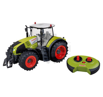 RC CLAAS Axion 870 plně ovladatelný, včetně dálkového ovládání, světla, <br> 2.4 GHz, plast, včetně baterie