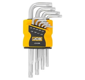 Sada klíčů TORX 9ks (T10-T50)