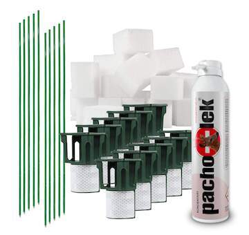 Sada pachový ohradník kolem silnic a dálnic – adaptér s nosičem pachového ohradníku 80 ks + sklolaminátový sloupek 80 ks