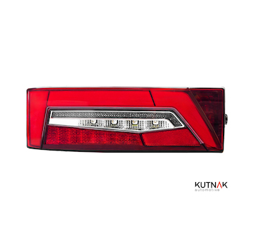 SCANIA P/G/R/S zadní skupinová svítilna s dynamickou směrovkou, levá, boční konektor