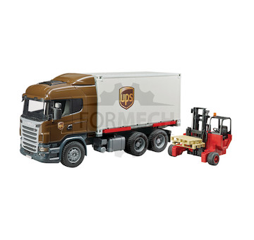 Scania R-Serie UPS vůz-LKW se zvedákem
