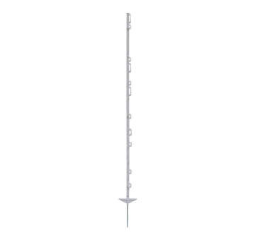 Sloupek plastový pro elektrický ohradník, délka 156 cm, 11 oček, bílý
