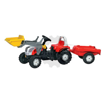 Steyr 6190 CVT Nakladač s přívěsem