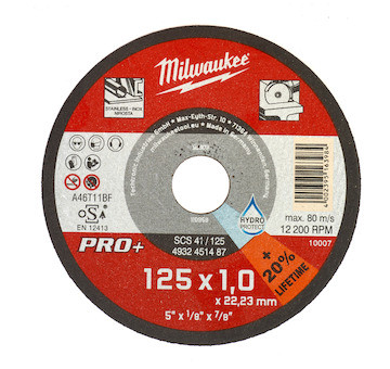 Thin Metal Cutting Discs SCS 41 / 125 x 1 x 22 mm - 50 pcs