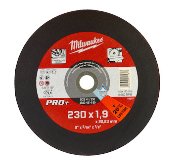 Thin Metal Cutting Discs SCS 41 / 230 x 1.9 x 22 mm - 25 pcs