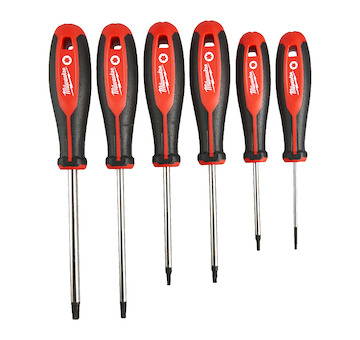 Tri-lobe Screwdrivers Tri-lobe S/Driver Torx set - 6pc