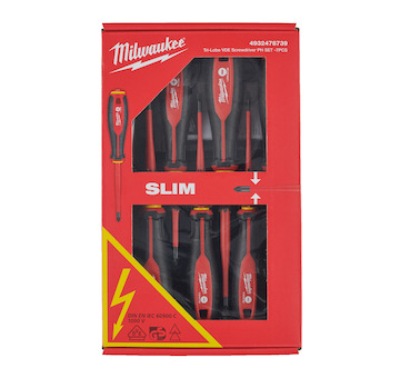 Tri-Lobe VDE Screwdrivers Tri-Lobe VDE Screwdriver PH SET - 7pc