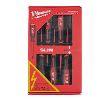 Tri-Lobe VDE Screwdrivers Tri-Lobe VDE Screwdriver PZ SET - 7pc