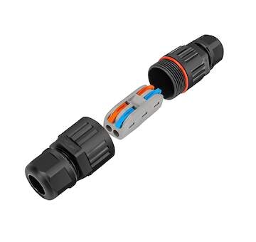 Vodotěsná spojka vysokonapěťového kabelu pro vodiče do Ø 2,5 mm