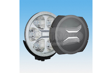6x LED DÁLKOVÝ SVĚTLOMET S LED OBRYSOVÝM SVĚTLEM, 12-24V, 0,5 m KABEL, 220 x 87 mm