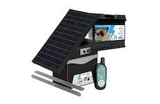 Bateriový RF zdroj fencee battery DUO RF BDX50 s ovladačem + solární panel 30 W + konzole + baterie