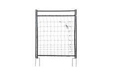 Branka k síti pro elektrický ohradník, výška 110 cm, šířka 86 cm, kabel pro podzemní propojení