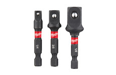 Impact adaptors - Hex reception Impact adaptor set - 3pc