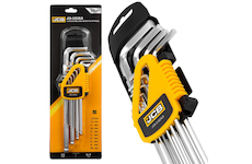 JCB IMBUS s kuličkou, Sada 10 ks, 1,27-10mm, dlouhé
