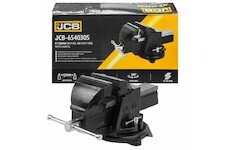 JCB Ocelový dílenský svěrák 125mm s kovadlinou, otočný