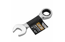JCB Očkoplochý klíč 17 mm s ráčnou, krátký